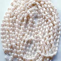 7mm off white color drop shape moti pearl beads,craft jewelry making bead(600pcs-image-27