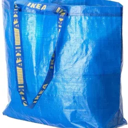 Digital Shoppy Carrier Bag, Medium,(10 Gallon) blue45x18x45 cm( Pack of 1 ) Grocery Bag-image-19