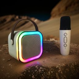 Saibaba Insulators N29_K12 Kids' Mini Karaoke Machine: Bluetooth Speaker with Wireless Mic 5 W Bluetooth Speaker-image-134