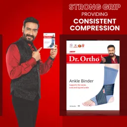 dr. ortho Brace with Elastic Strap for Pain|Stretchable Binder Ankle Support image 5