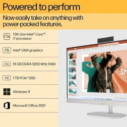 HP HP All-in-One cr 27 Core i5 (16 GB DDR4/Windows 11 Home/27 Inch Screen/27-cr0403in) image 2