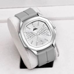 Analog Watch - For Men Silver Girl Or Silicon Strap Square dial Analog Watch - For Men BL-62-image-7