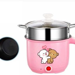 gamadiyn bazaar New Electric Cooking Pan Non-Stick Cooker, Egg Boiler Rice Cooker, Noodle Boiler Multi Cooker Electric Kettle-picture-0
