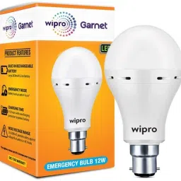 Garnet 12W Inverter LED, (Pack of 1) 4 hours Bulb Emergency Light-24