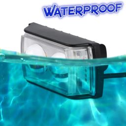 shop4u Mini Double Lens Fog Light with yellow, White & Blue Fleshing Reflection 12-24 V Fog Lamp Car, Truck, Van LED (12 V, 45 W) image 3