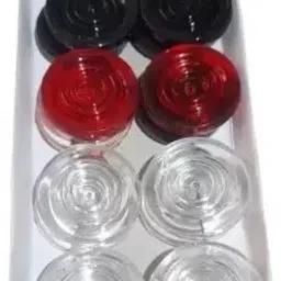 Fine quality crystal coins set of 20, with 1 striker and powder Board Game Carrom Pawns-image-62