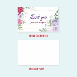 Thank you Cards for Business (3.5 x 2 inche) Thank you for your purchase cards & Business Card-31