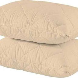 Quilted Poly Fiber Filled Zipper Standard Size Pillow Protector-image-41