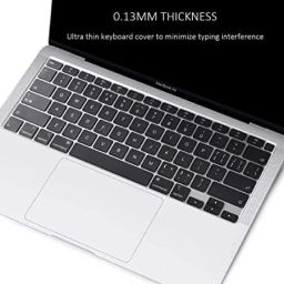 Saco Silicone Keyboard Skin Cover Compatible for Apple MacBook Air 13.3-inch Launch Year 2020 Keyboard Skin image 3