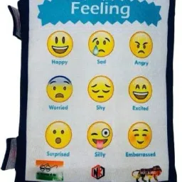 Kid's Learning Cushion Pillow Book with English Hindi Alphabets, , Animals Names-16
