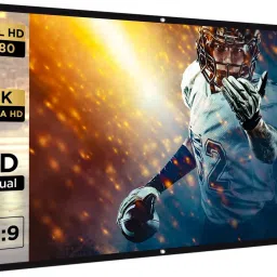 dev lite screens 82 Inch- 6Ft x 3.4Ft (Foldable 16:9 4K Projector Screen (W) 72x41 In (H) Projector Screen (Width 182 cm x 100 cm Height)-25