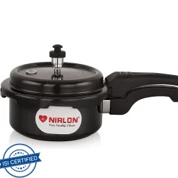 Classic Induction Compatible Hard Anodised Outer Lid Aluminium Pressure Cooker 2 L Induction Bottom Pressure Cooker-11