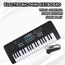 (Piano Keyboard) Toy with 37 Key, Recording and Mic, Adapter for DC Power B434 (Piano Keyboard) Toy with 37 Key, Recording and Mic, Adapter for DC Power B434 Analog Portable Keyboard-9