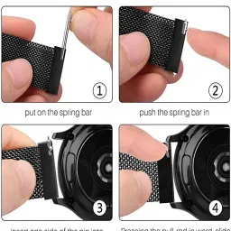 Swaroop Delight Smart watch band strap for Compatible All 22mm Silicone Watch Strap 22 mm Silicone Watch Strap image 4