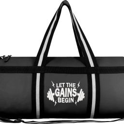 5 L Gym Duffel Bag - Stylish Gym (Duffle Bag) For Boys Black - Black-image-54