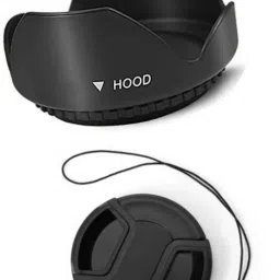 BOOSTY 55mm Lens Hood Flower Shape for ALPHA 18-55MM (WITH LENS CAP) Lens Hood-picture-16