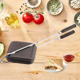 SANDWICH MAKER NON STICK GAS TOASTER Toast, Pizza Pan-image-74