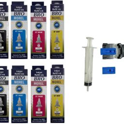 MOREL INK BT 5000Y 6000BK MULTI COLOR INK SET CYAN, MAJENTA, YELLOW, BLACK COMPATIBLE FOR USE IN BROTHER DCP T300, T500W, T700W, T800W PRINTER 2 SET WITH SUCTION KIT Black + Tri Color Combo Pack Ink Cartridge-image-108