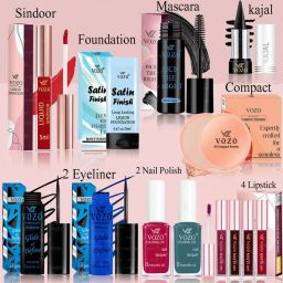 Full Cosmetic Kit with High-Quality, Skin-Friendly Makeup Combo-271-16
