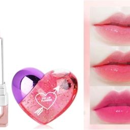 Waterproof Heart Shape Lip gloss + Jelly Lipstick (Pack of 2)-image-53