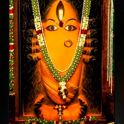 Linga Bhairavi Photo Frame |Linga Bhairavi Devi Digital Reprint 13.5 inch x 10 inch Painting-picture-10