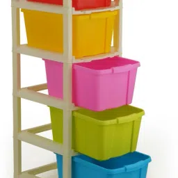 Dish Drainer Kitchen Rack 5 Layer Dish Drainer Drawer Plastic-image-78