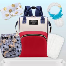 Reusable Cloth Diaper for Baby & Maternity Backpack Cloth Diaper Inserts Baby Diaper Bag-BE2444-image-96