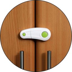 Durable, Elegant Child Safety Cabinet Lock, Green-picture-23