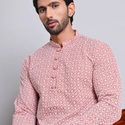 Men Pure Cotton Kurta Pyjama Set-image-42