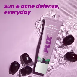 the plant fix plix Sunscreen - SPF 50 PA+++ Jamun Mattifying Lightweight Sunscreen for Acne Reduction & Hydration image 3