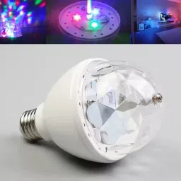 360 Rotating LED Party Light with Remote Control Single Disco Ball-0