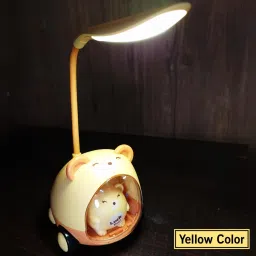 bam Mini LED Cartoon Study Desk Lamp with Pencil Sharpener & Holder RGB Nightlight Study Lamp image 2