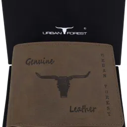 Men Casual, Formal Khaki Genuine Leather Wallet - Regular Size-image-23