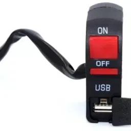 Universal LED Fog Lights Switch with USB Charging 90 1 A 1 A Bike Mobile Charger-image-10