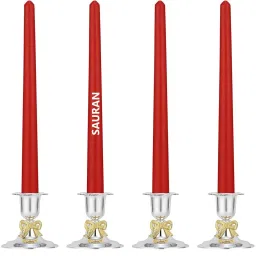 Pack of 4 Unscented Dripless Taper Candles 22W x 250H Millimeters WC91.9 Candle-image-98