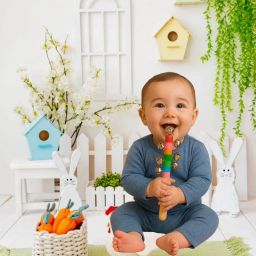 lightweight fun music joyful handle ring bells Rattle-image-90