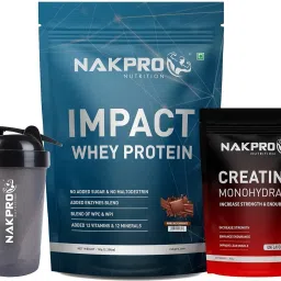 Impact Whey Protein 1kg, 24g Protein with Creatine Unflavoured 100g & Shaker Whey Protein-image-4