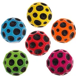 Pack Of 6 Crazy Soft Rubber Moon Bouncing Ball for Kids-16