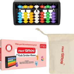 7 Rods Soroban Plastic Abacus for mathematics (Age: 3-7 years)-image-4