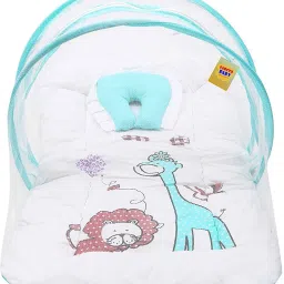 Baby Folding Cotton Digital Print Mattress with Mosquito Net 0-6 Months standard crib-picture-6