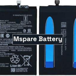 Mspare Mobile Battery ForXiaomi Redmi 9 Power/Redmi Note 9 4G / Redmi 9T / Poco M3 | Model BN62 {6000mAH}-17