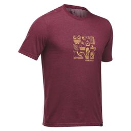 Men Hiking Breathable T-shirt - NH100 Ochre-image-84