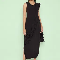 uptownie lite Solid Women With Attached Dupatta Jumpsuit-picture-29