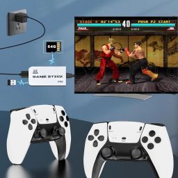 Playtastic M15 Retro Game Stick Console Pro 2.4G Dual Wireless game box 64 GB with Tekken, GTA, with 23 Emulators 24000+ Games 2.4G Wireless image 2