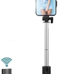 NKKL Perfect Design Selfie Stick Strong With Light, Multi Purpose Use Bluetooth Remote_VR86 Bluetooth Selfie Stick-3