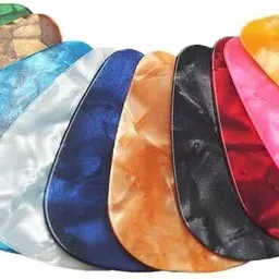 Celluloid Guitar Picks Plectrums for Guitar 0.46mm, 12 Pcs Guitar Pick-image-59