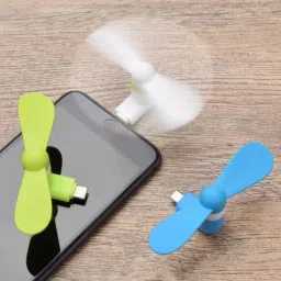 usu Mini USB Type-C Fan Android Smartphones – Portable & Silent Mobile Cooling Mini USB Type-C Fan USB Fan image 4