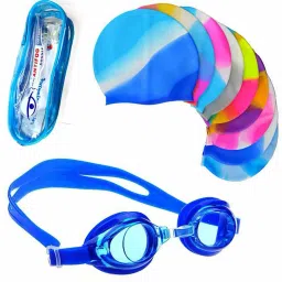 SwimCap with Swimming Goggles Swimming Kit-image-28