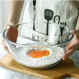 Glass Serving Bowl Glass mixing bowl Serving Soup Bowls Pieces 2300 ML Disposable-13