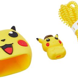Oncraves Cover for iphone charger 18W - 20W Charging 3D cartoon Pika Cable Protector-image-11